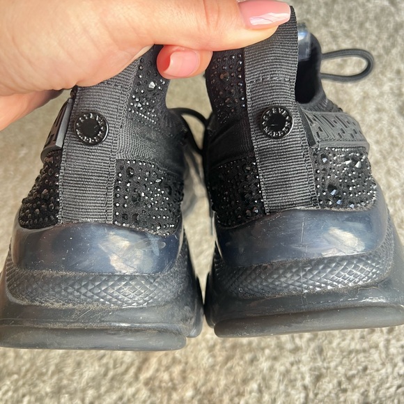 Steve Madden Black Glitter Sneakers - Picture 7 of 7